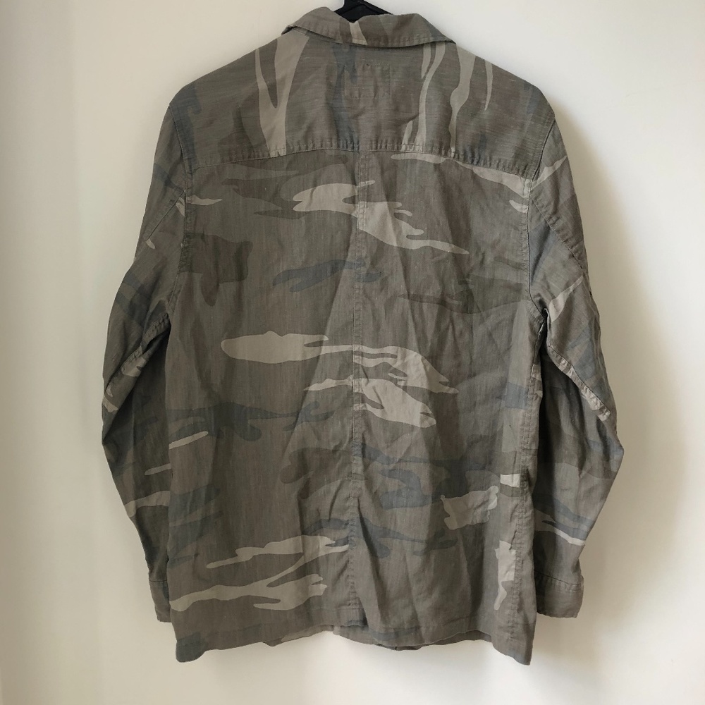 Rails Oversized Camo Army Style Button Down Shirt - image 3